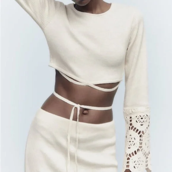 ZARA BLOGGER FAV Ribbed Crochet Set - Picture 9 of 16